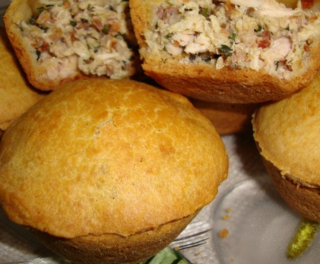 Empadinha de frango Empadas de frango