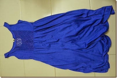 royal blue mullet dress