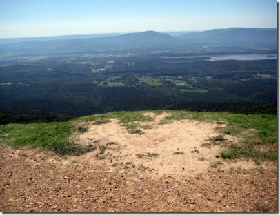 View from hand glider take off point.