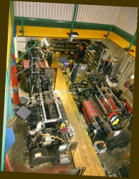 South Queensferry (Edinburgh), Scotland - Looking down into the actual factory.