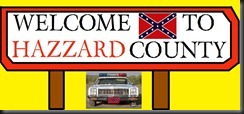 HAZZARD COUNTY WELCOME SIGN