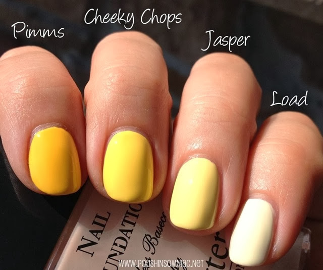 Yellow Ombre with butter LONDON and Illamasqua