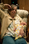 Note the arm positions here, both of Georgianne and Audrey. Folks, you just can't plan stuff like this. Well, maybe you can but it's not as fun to think of it that way.