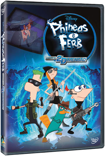 capa Phineas e Ferb: Através da 2ª Dimensão [versão portuguesa]