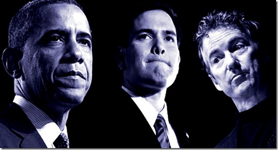 2013 SOTU - BHO, Rubio, R. Paul