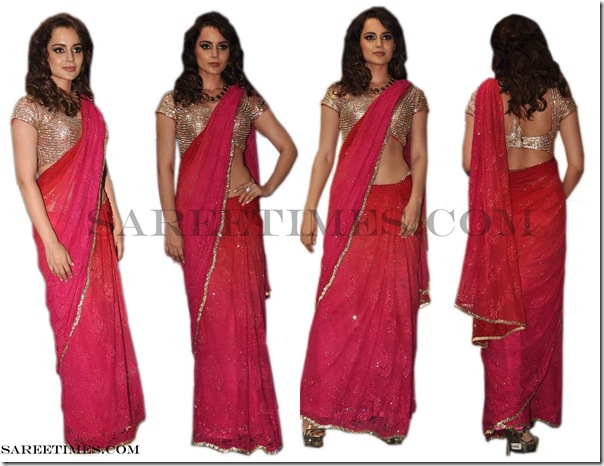 Kangana_Ranaut_Designer_Saree