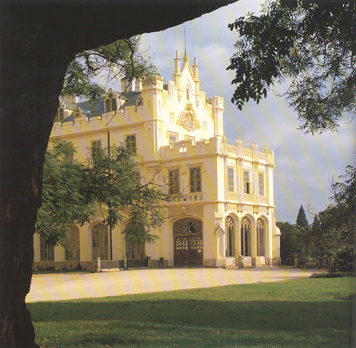 Lednice was re-fashioned in neo-Gothic style in the mid-19th century.