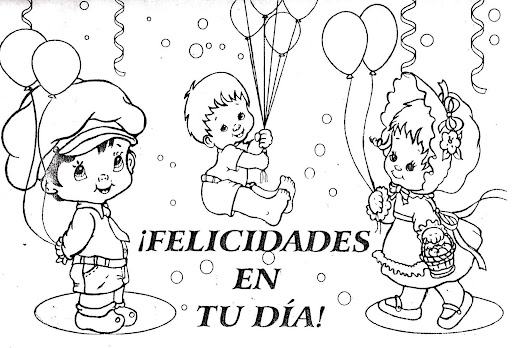 Dibujo caricatura del dia de el niño para colorear - Imagui Dibujo caricatura del dia de el niño para colorear - Imagui