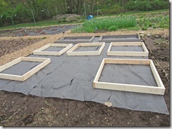 positioning beds in plot
