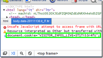 Codice cookie per nuova Home YouTube in Chrome