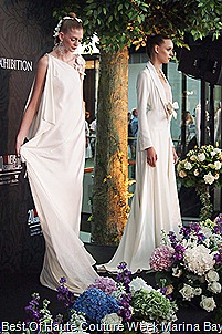 Alexis  Mabille Parisan Haute Couturier White Gowns