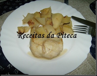Medalhões de pescada assados com limão Medalhões de pescada assados com limão