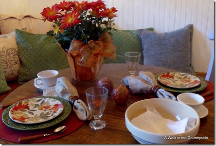 Fall Breakfast Table @ A Walk in the Countryside