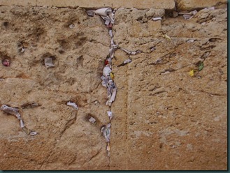 Jerusalem  prayers and wishes between the kotel stones Ann Goldberg