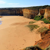 Dramatic Cliff Drops To The Beach At London Bridge - Great Ocean Road, Australia