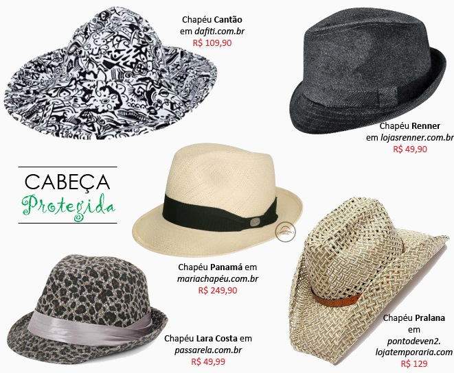 Chapeu feminino modelos comprar