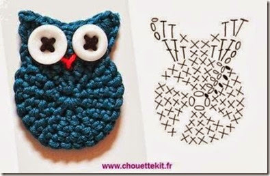 crochet small owl bufnita