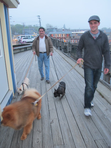 Here we are in Bar Harbor.  It's a really fun place to explore.  There are plenty of restaurants and shops.