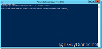 convert server core to gui windows server 2012 dism