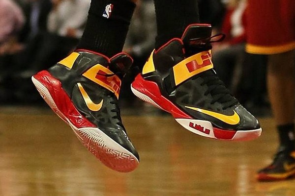 Wearing Brons Tristan Thompson8217s ZS6 Cleveland Cavaliers PEs