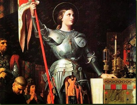 Jeanne d'Arc au sacre du roi Charles VII, dans la cathedrale de Reims (1854)