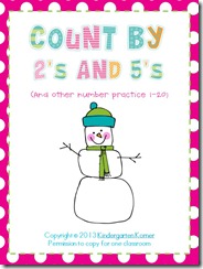 Count by 2's and 5's
