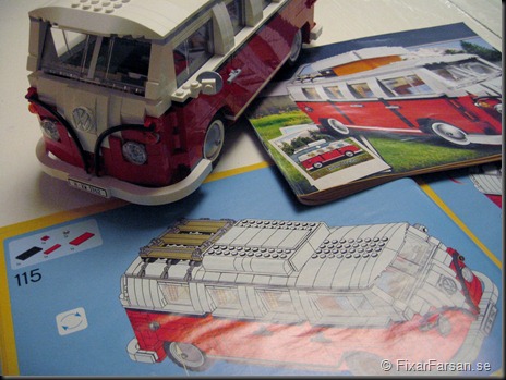 Byggbeskrivning 115 sidor - Lego 10220 Volkswagen T1 Camper Van Bilder Byggbeskrivning 115 sidor - Lego 10220 Volkswagen T1 Camper Van Bilder