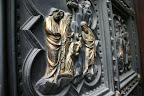 Detail, door of the Baptistery, Florence