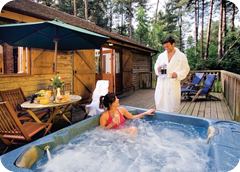 Extra Facilities Include Private Hot Tubs