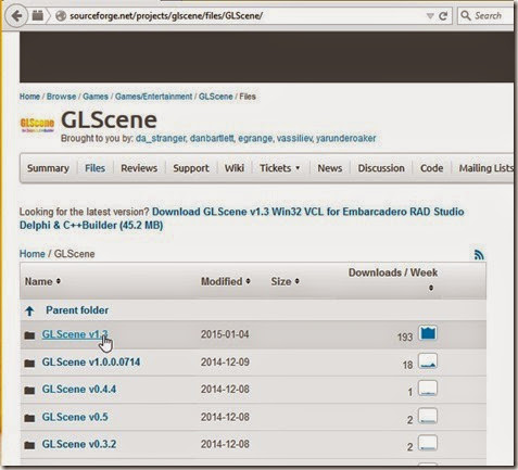 GLScene available versions GLScene available versions