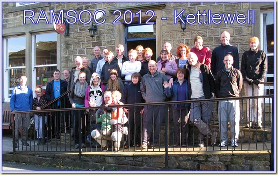 Outside Kettlewell Youth Hostel on 21/10/12