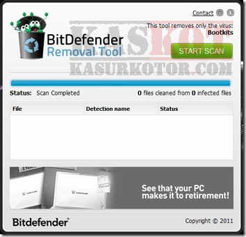Download BitDefender Bootkit Removal Tool