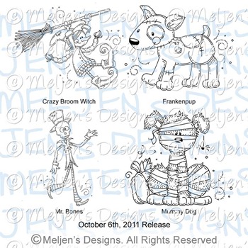 Meljens Designs October 6th Release Display