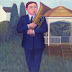 Object: 21680 - De muziektent - 40 x 40 cm - € 975.=