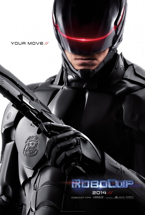 Futurisztikus Robocop poszter Joel Kinnamannel