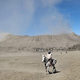Bromo covered with ash (Andy Dean, July 2011)