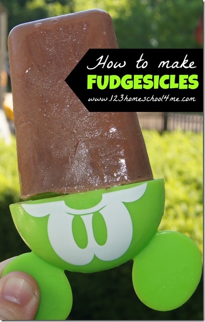 How to make Fudgesicles from scratch - This recipe is AMAZING! It is easy to make, uses just 3 ingredients, and tastes out-of-this-world! A must for kids summer activities. How to make Fudgesicles from scratch - This recipe is AMAZING! It is easy to make, uses just 3 ingredients, and tastes out-of-this-world! A must for kids summer activities.