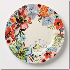 Sissinghurst Anthropologie Plate