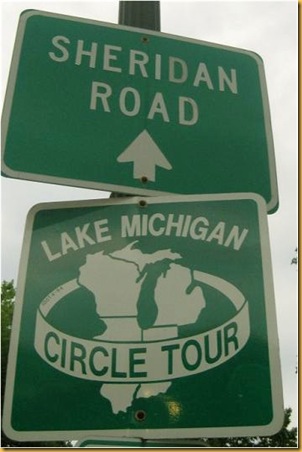 Circle Tour sign Sheridan Rd