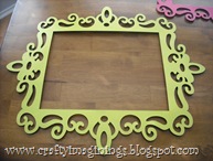 Green scroll frame from Michael's Green scroll frame from Michael's