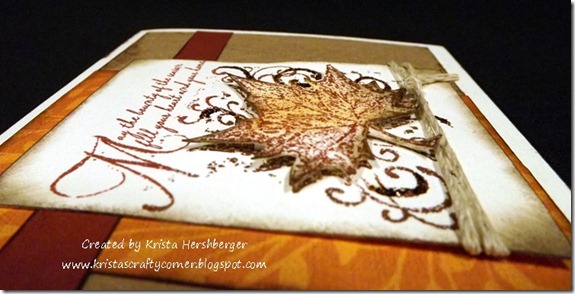 maple leaf card_close up maple leaf card_close up