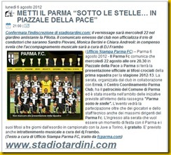 metti parma sotto le stelle ple della pace