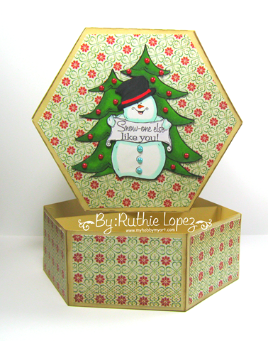 Oakpond Creations - Say what snowman - Ruthie Lopez - Gift Box 2