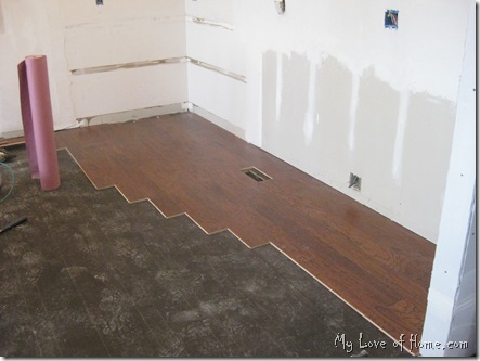 Hardwood floor, engineered, elm