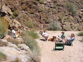 Relaxing is usually the first priority in the Desert