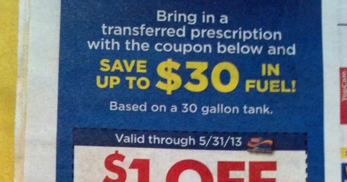 Rx Coupons Where Are They This Week 30 In Free discounted Gas Per 