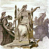 Frigg On Her Throne