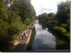 Along the canals