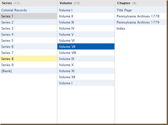 Pennsylvania Archives, Colonial Records, Series I, Volume VII