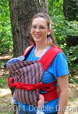 Andrea with Nolan in Kozy Carrier
